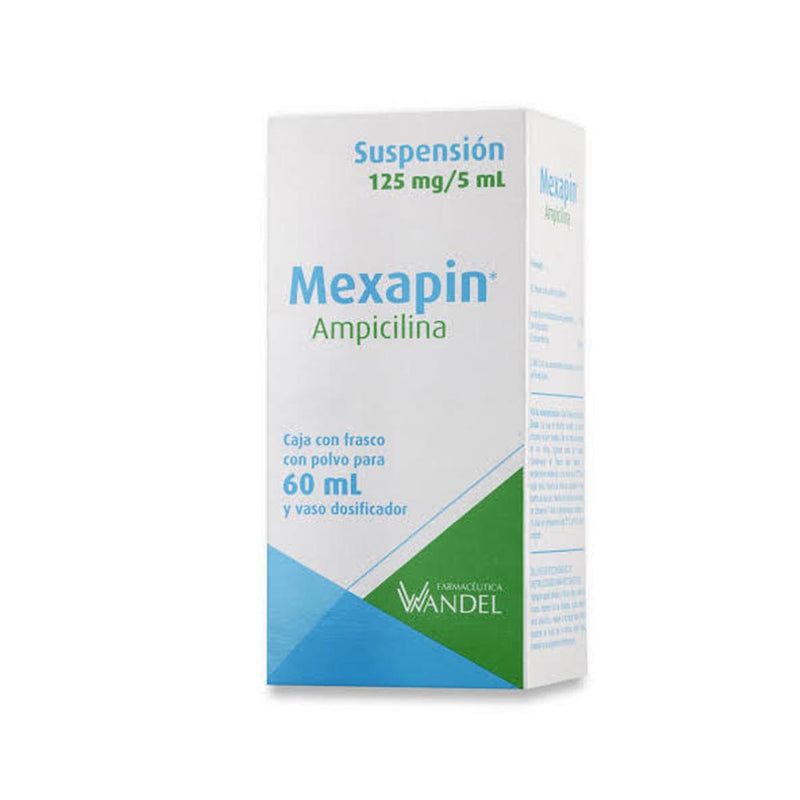 Ampolletasicilina 125 mg./5 ml. suspension 60ml (mexapin) *a