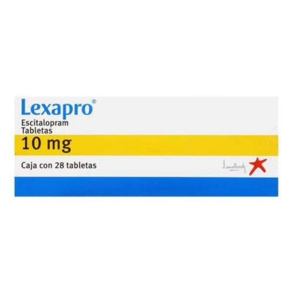 Lexapro 28 tabletas 10mg