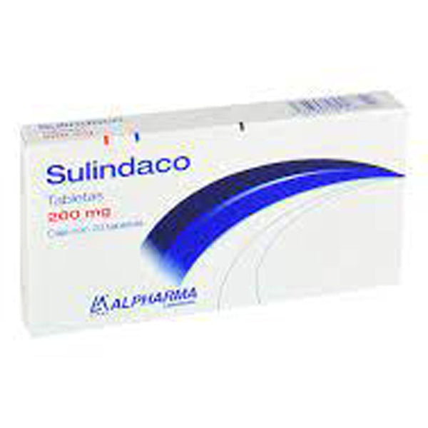 Sulindaco 200 mg tabletas con 20 (alpharma)