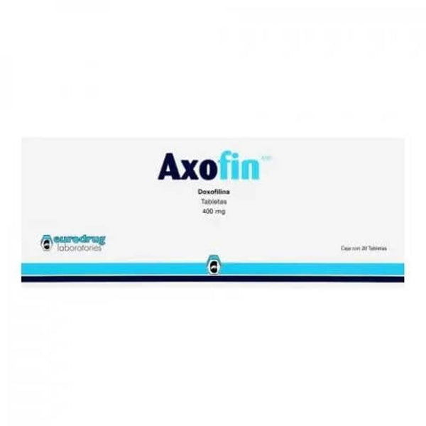 Axofin 20 tabletas 400mg