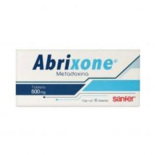 Abrixone 10 tabletas 500mg