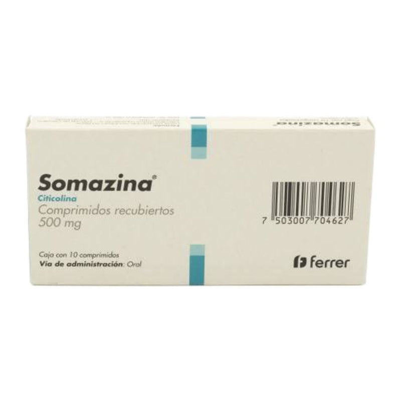 Somazina 10 comprimidos 500mg