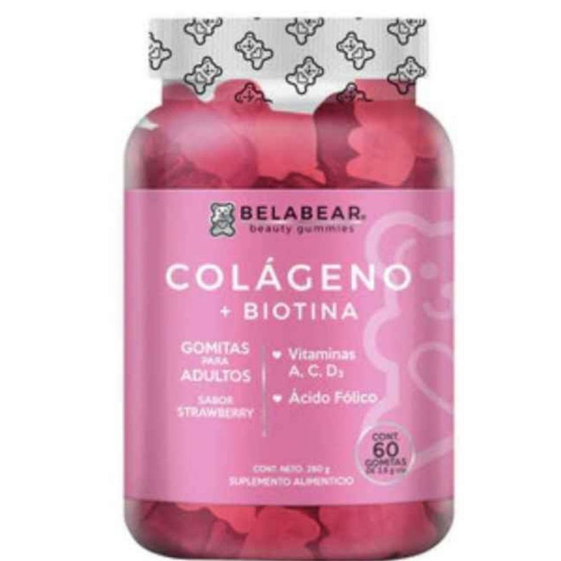 Gomitas belabear colageno 60 c