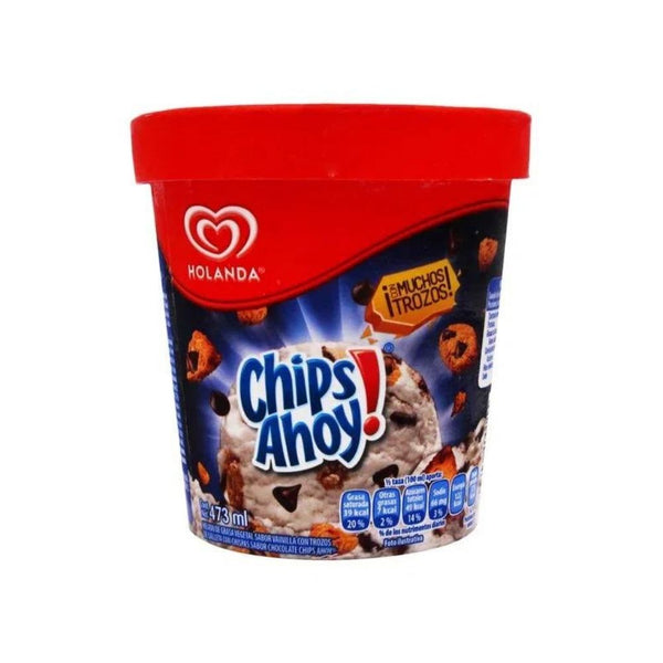 Holanda helado chips ahoy micha 473 ml