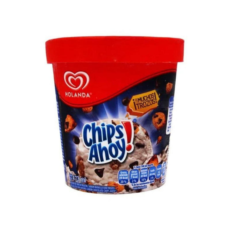 Holanda helado chips ahoy micha 473 ml