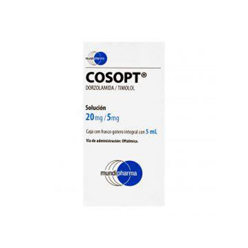 Cosopt 20/5 mg solucion 5 ml