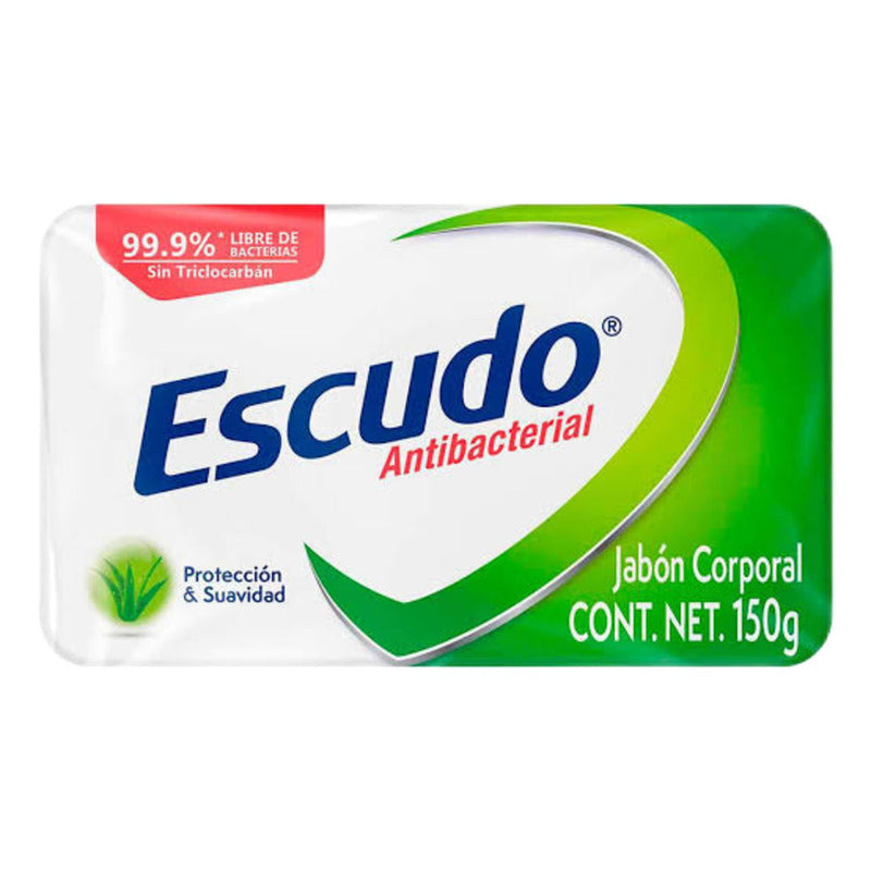 Jabon escudo antbacterial aloe 150gr