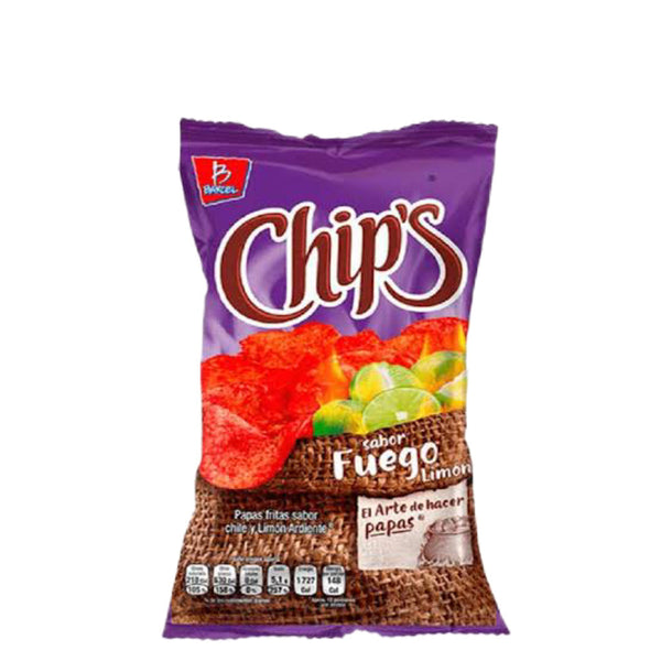 Chips fuego limon 56 gr