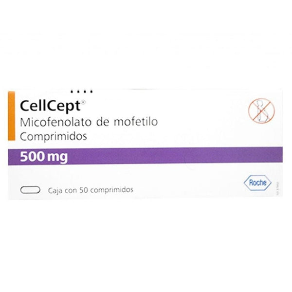Cellcept 50 comprimidos 500 mg e