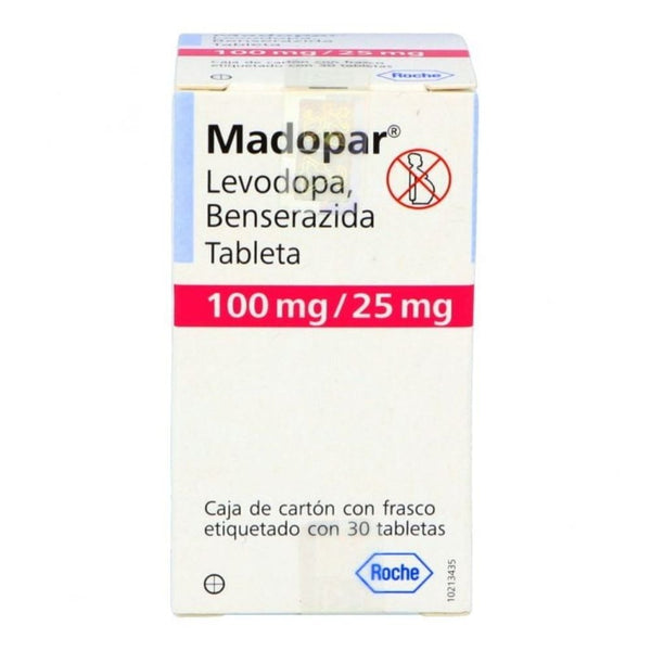 Madopar 30 comprimidos 100/25mg