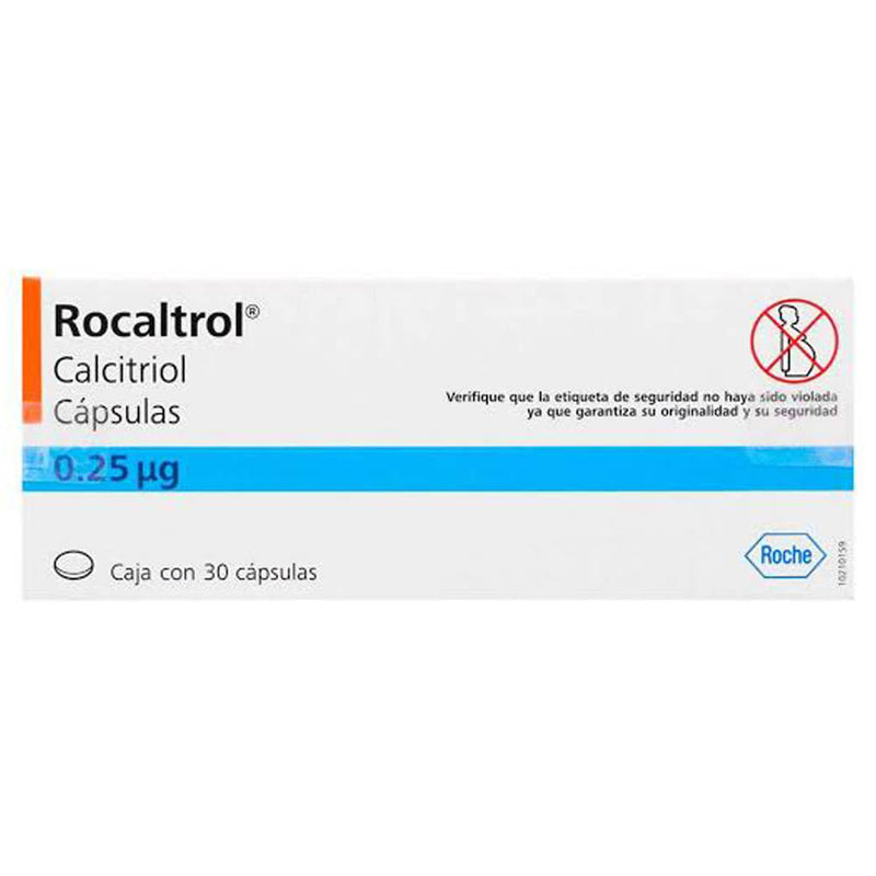 Rocaltrol 30 capsulas 0.25mg