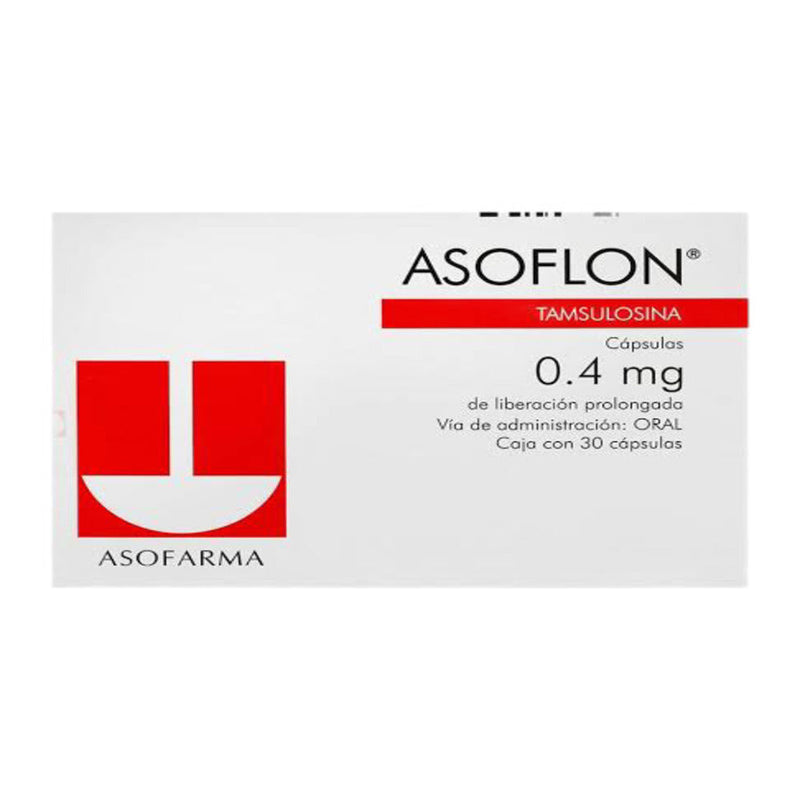 Asoflon 30 capsulas 0.4 mg.