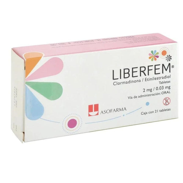 Liberfemeninas 21 tabletas 2mg/0.03mg