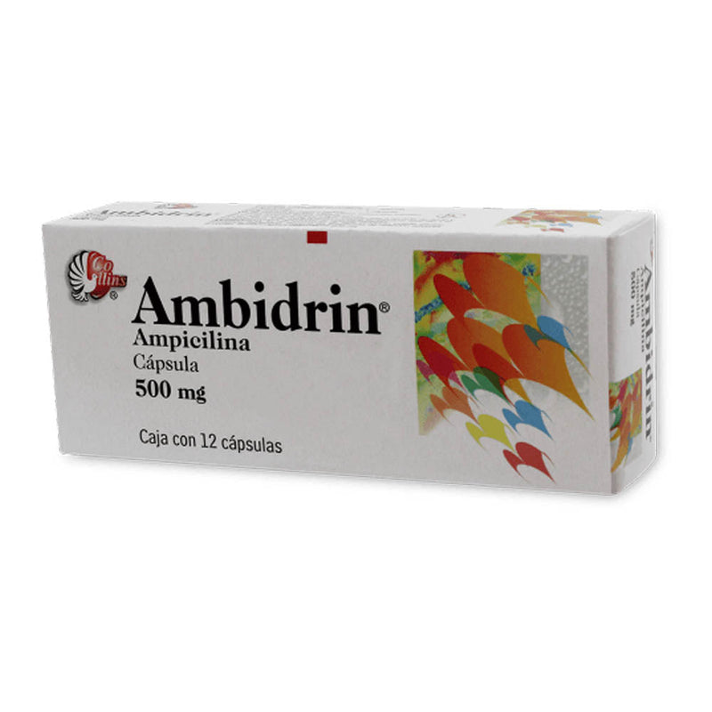 Ampolletasicilina 500 mg. capsulas con 12 (ambidrin) *a