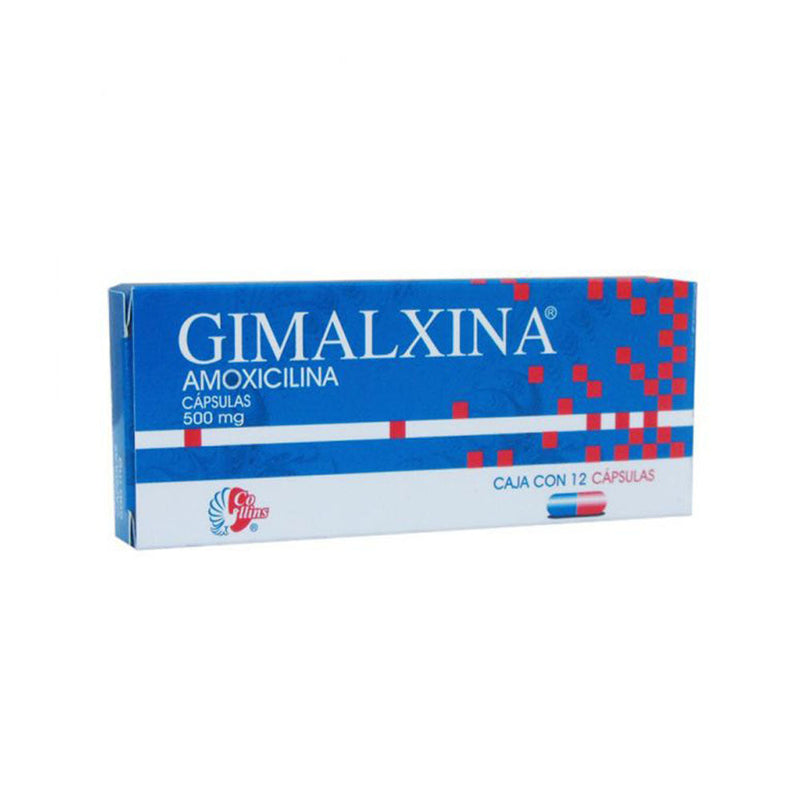 Amoxicilina 500mg capsulas con 12 (a) (gimalxina)