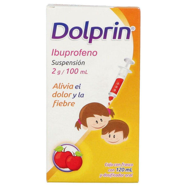 Ibuprofeno 100 mg./5 ml. suspension 120ml (dolprin)