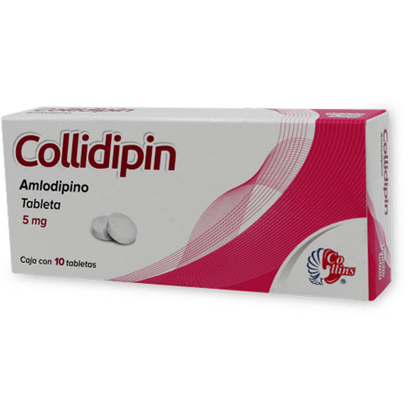 Amlodipino 5mg tabletas con 10 (collidipin)