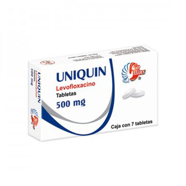 Levofloxacino 750mg tabletas con7 (uniquim)
