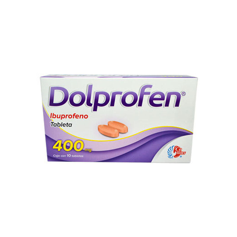 Ibuprofeno 400 mg tabletas con 10 (dolprofen)