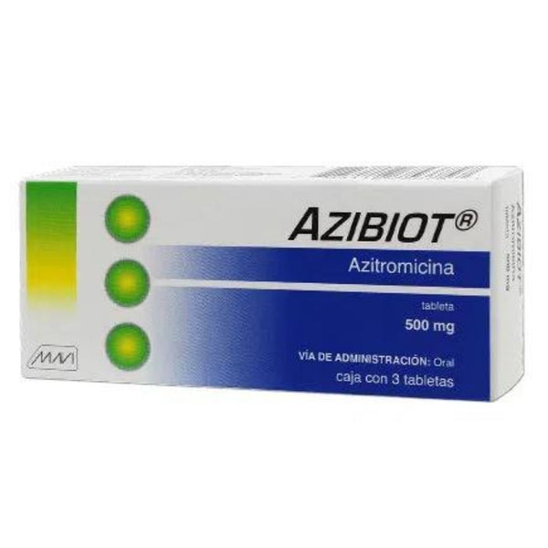 Azitromicina 500mg tabletas con 3 (a) (azibiot)