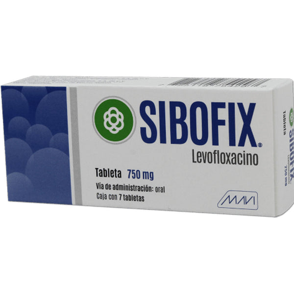 Levofloxacino 750 mg tabletas con7 (sibofix)