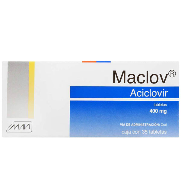 Aciclovir 400mg tabletas con 35 (maclov)