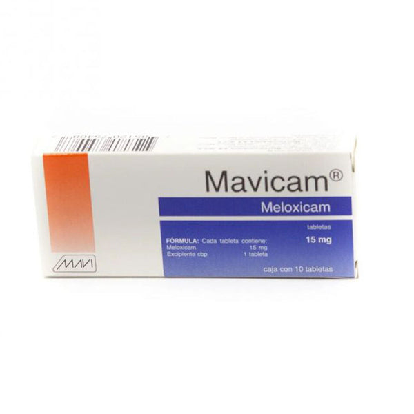 Meloxicam 15 mg tabletas con 10 (mavicam)