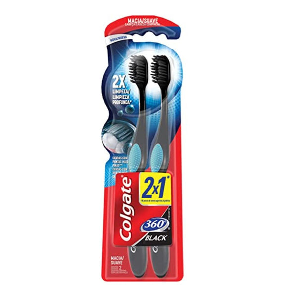 Cepillo dental colgate 360 limpieza comprimidos 2x1