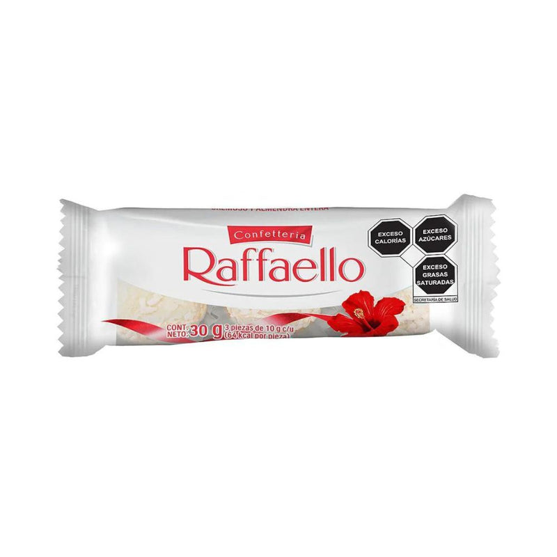 Raffaello chocolate con 3 piezas
