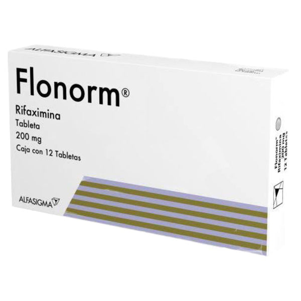 Flonorm 12 grageas 200 mg