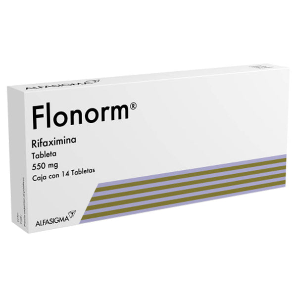 Flonorm 14 tabletas 550mg