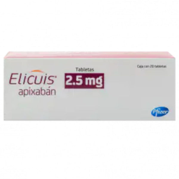 Elicuis 20 tabletas 2.5mg