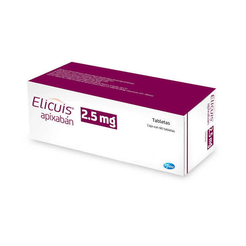 Elicuis 60 tabletas 2.5mg